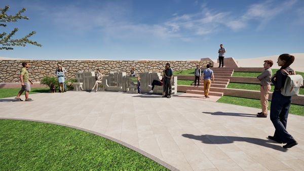 ▲「CHILL LAND 趣悠天地」預計年底前完工，逾萬坪公園規劃三大區塊。（模擬圖／高灘處提供）