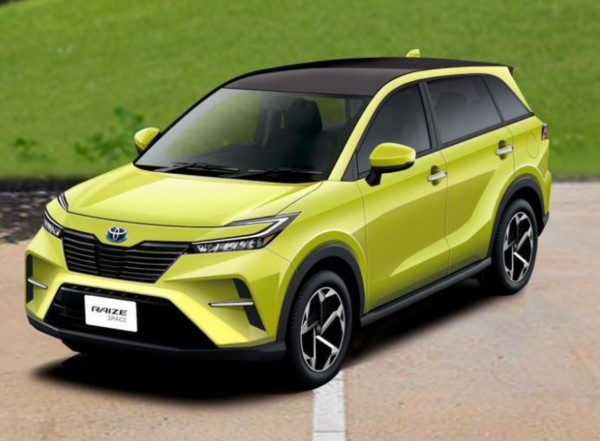 ▲日本原廠計劃以TOYOTA Raize延伸推出全新7人座！（預想圖／翻攝自《日媒自動車情報》）