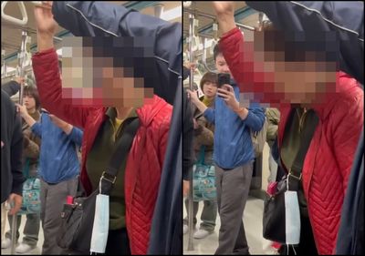 疲憊女捷運坐博愛座補眠 竟遭阿嬤「用2腳踹醒」逼讓位