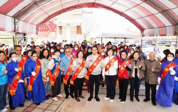 ▲2025桃園天穿日祭天儀式客家局採古禮舉行