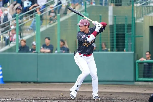 ▲2025年石垣島交流戰樂天桃猿林禹叡。（圖／樂天桃猿提供）