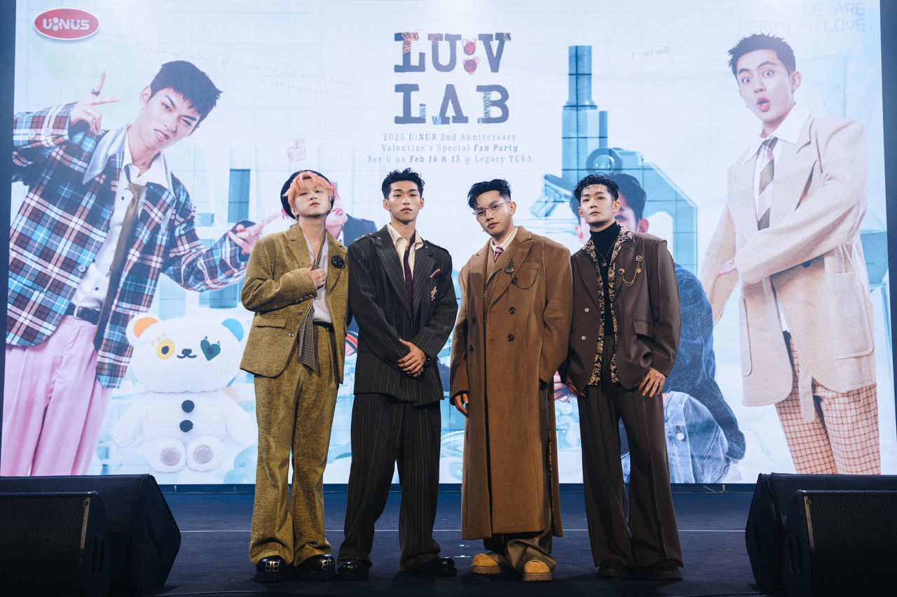 ▲▼U:NUS「U:NUS [ LU:V LAB ] Valentine&rsquo;s Fan Party」（圖／滾石提供）