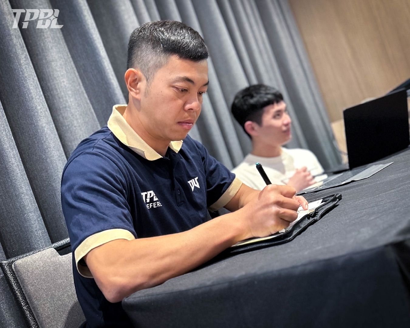 ▲▼TPBL召開季中裁判會議，副秘書長陽和平、裁判長江正輝、聯盟專職裁判葉俊宏。（圖／TPBL提供）