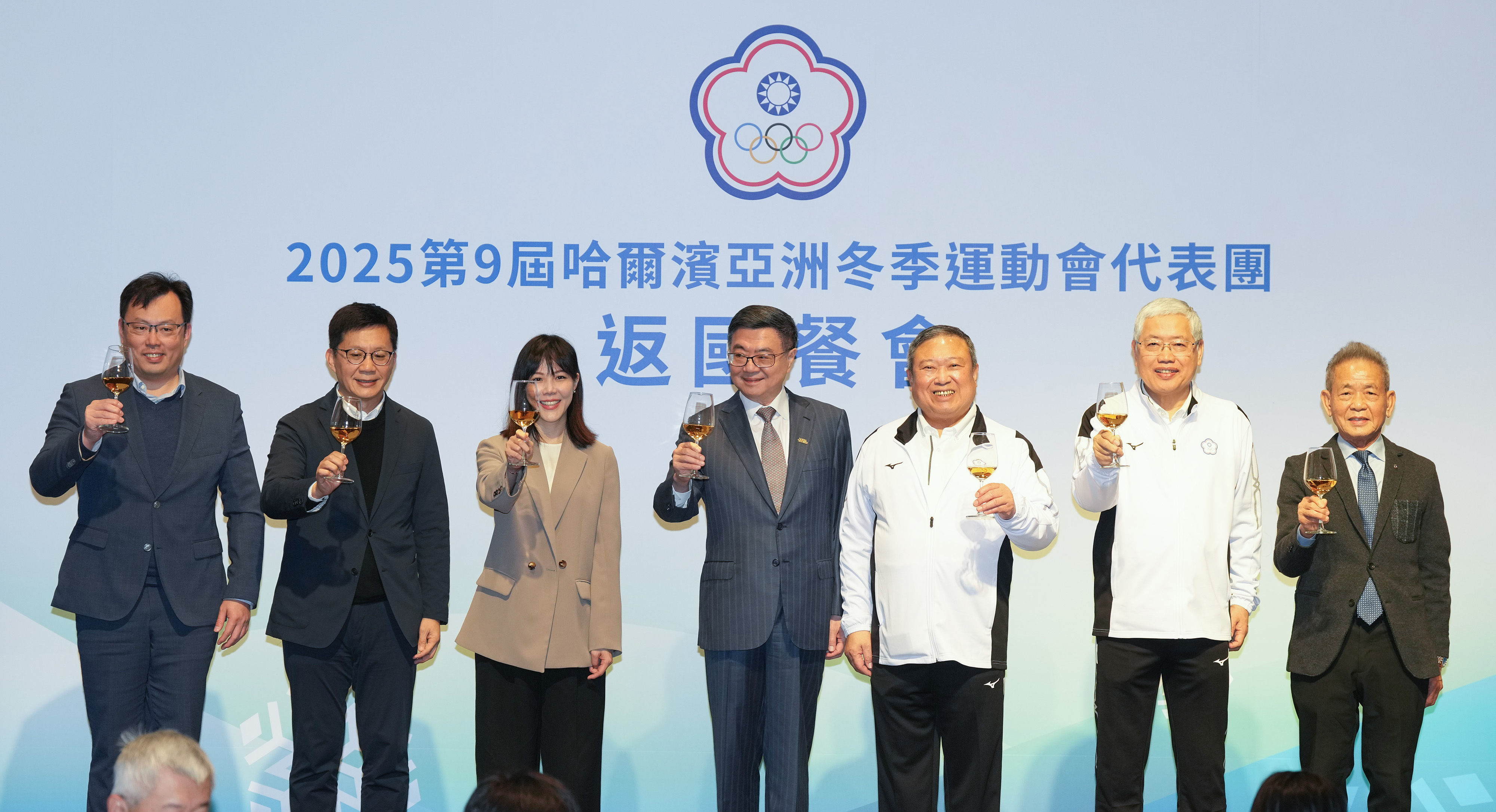 ▲▼中華亞冬運代表團返國餐會，行政院院長卓榮泰蒞臨現場。（圖／中華奧會提供）