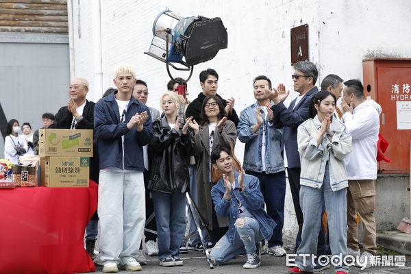 ▲▼《男公館》開機記者會，演員陳奕、張立昂、吳思賢、羅宏正、周予天、石知田、孫沁岳、林輝煌、李千娜、邱偲琹、李銘忠、邵奕玫、謝承均、尹彥凱出席。（圖／記者湯興漢攝）