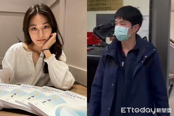 ▲▼台大醫學系女神小馮(左)的同學方男涉嫌逃兵役，檢方複訊後諭令10萬元交保             。（圖／記者黃哲民攝、翻攝小馮IG）
