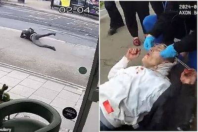 毒蟲竊賊飆車躲逮捕 現世報出車禍!爆頭濺血反求警察「救我」
