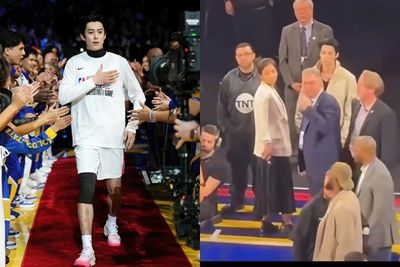 尬爆!王鶴棣「找詹皇合照遭拒」全程被拍 網嘲:熱臉貼冷屁股