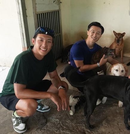 ▲▼劉丞（左）和游書庭為拍攝BL劇私下不斷維繫感情。（圖／艾迪昇傳播提供）