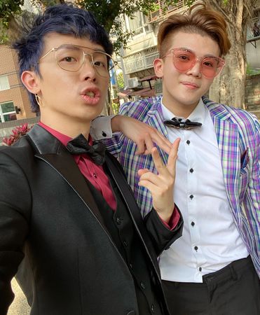 ▲孫生、酷炫。（圖／翻攝自Facebook／Wackyboys ）