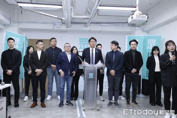 ▲▼民眾黨第二屆黨主席黃國昌上任記者會。（圖／記者屠惠剛攝）