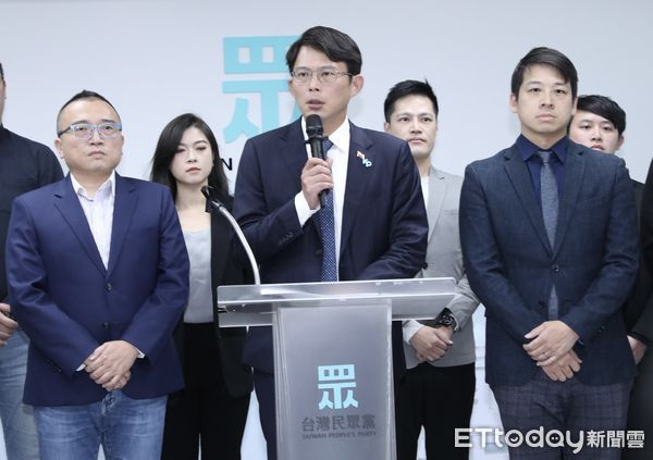 ▲▼民眾黨第二屆黨主席黃國昌上任記者會。（圖／記者屠惠剛攝）