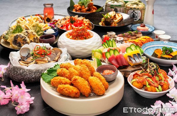 ▲福容桃園機捷A8店田園西餐廳推出「和風春の祭」。（圖／福容桃園機捷A8店提供）