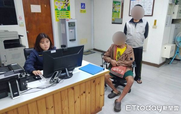 ▲員警「眼尖」尋獲屏東負氣離家男。（圖／記者楊漢聲翻攝）