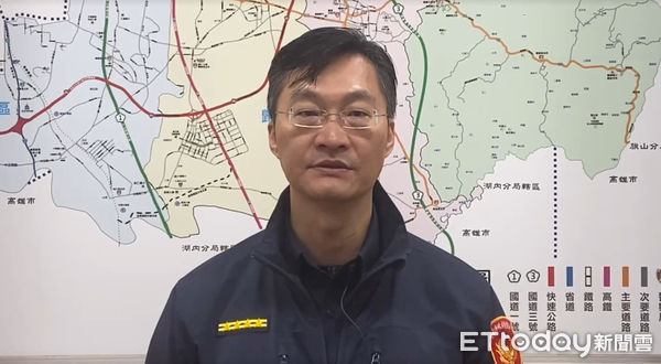 ▲台南市警歸仁分局副分局長林逸新指出，有關台86快速道路東向6.6公里處，有木棧板從大貨車掉落案，鎖定車輛並通知駕駛人到案說明後，製單舉發。（圖／記者林東良翻攝）