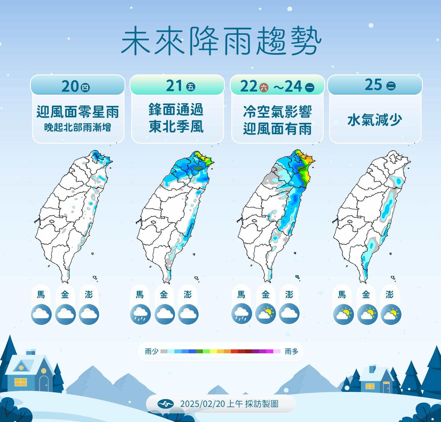 ▲▼天氣趨勢。（圖／氣象署提供）