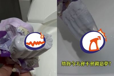 冰棒一咬驚見完整蟑螂頭! 情侶衝回家吐出超巨蟑螂腳