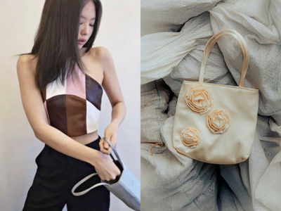 Jennie愛牌小眾絲綢包hai在台開賣!超夢幻立體玫瑰、限定鮮綠色報到
