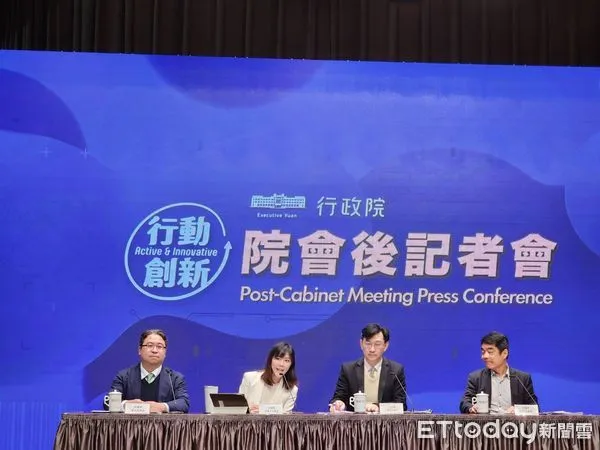 ▲▼行政院會,發言人李慧芝,法務部次長黃世杰。（圖／記者陳家祥攝）