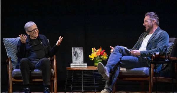 比爾蓋茲認為年輕一代應特別關注四大挑戰，包括氣候變遷、不受控制的人工智慧、核戰與疾病傳播。（圖／翻攝自比爾蓋茲臉書）