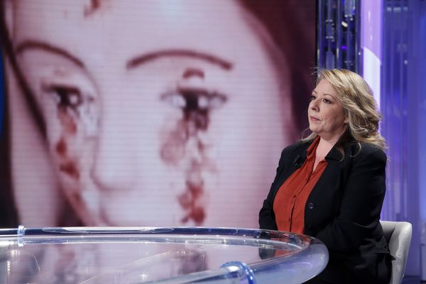 吉賽拉卡迪亞聲稱自己的聖母像會「流血淚」。（翻攝OBOZ.UA）