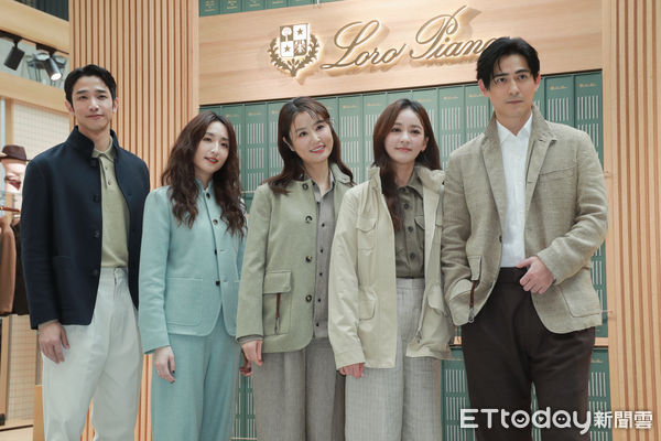 ▲▼Loro Piana 100 Years期間限定店開幕記者會-柯佳嬿，劉以豪，林心如，陳意涵，周渝民。（圖／記者周宸亘攝）