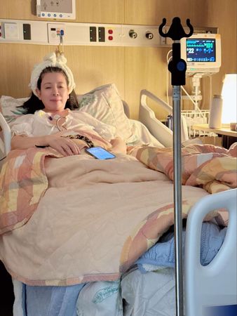 ▲陳文茜肝臟腫瘤變大暴增。（圖／翻攝自Facebook／文茜的世界周報 Sisy`s World News）