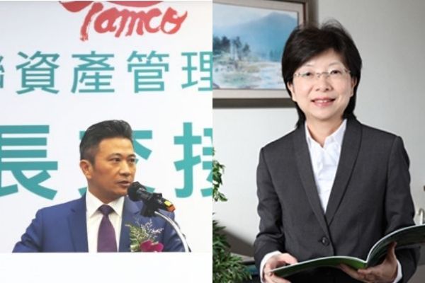 呂政璋、宮文萍。（合成圖／翻攝自台灣金聯官網、財團法人農業信用保證基金網站）