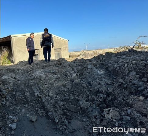 ▲保七總隊、林保署和台中市環保局，合力查獲在保安林地傾倒廢土案。（圖／記者楊永盛翻攝）