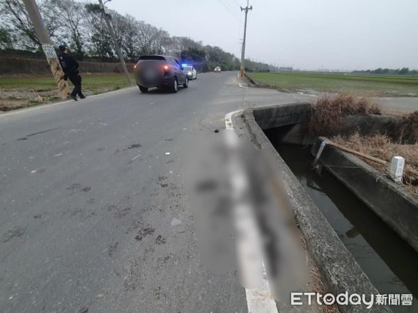 ▲嘉義縣民雄鄉死亡車禍。（圖／記者翁伊森翻攝，下同）