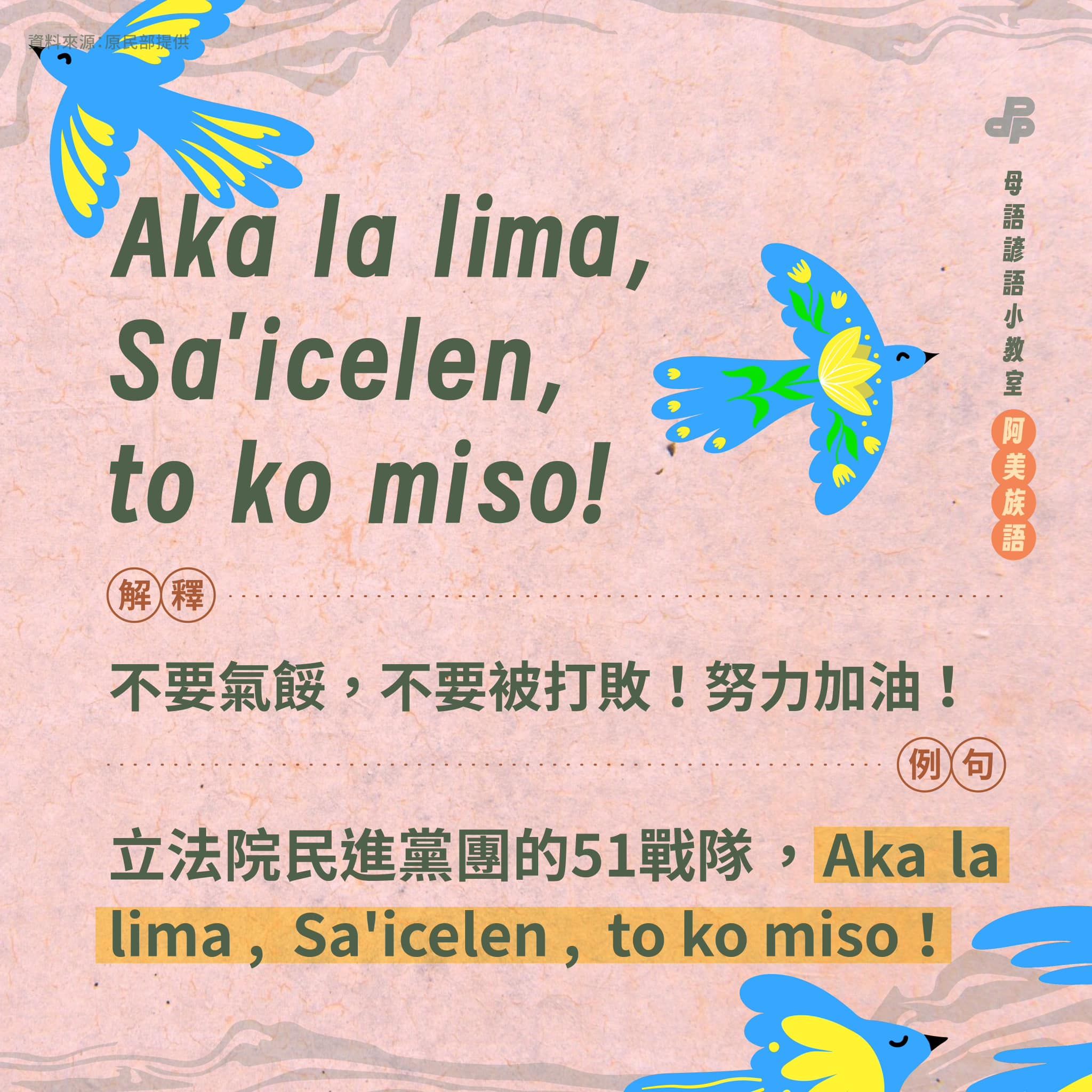 ▲▼民進黨粉專世界母語日發出多張圖卡。（圖／翻攝自Facebook／民進黨粉專）