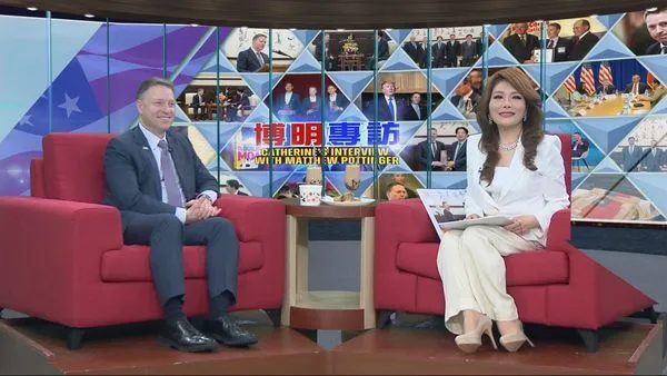 張雅琴訪博明。（圖／年代新聞提供）