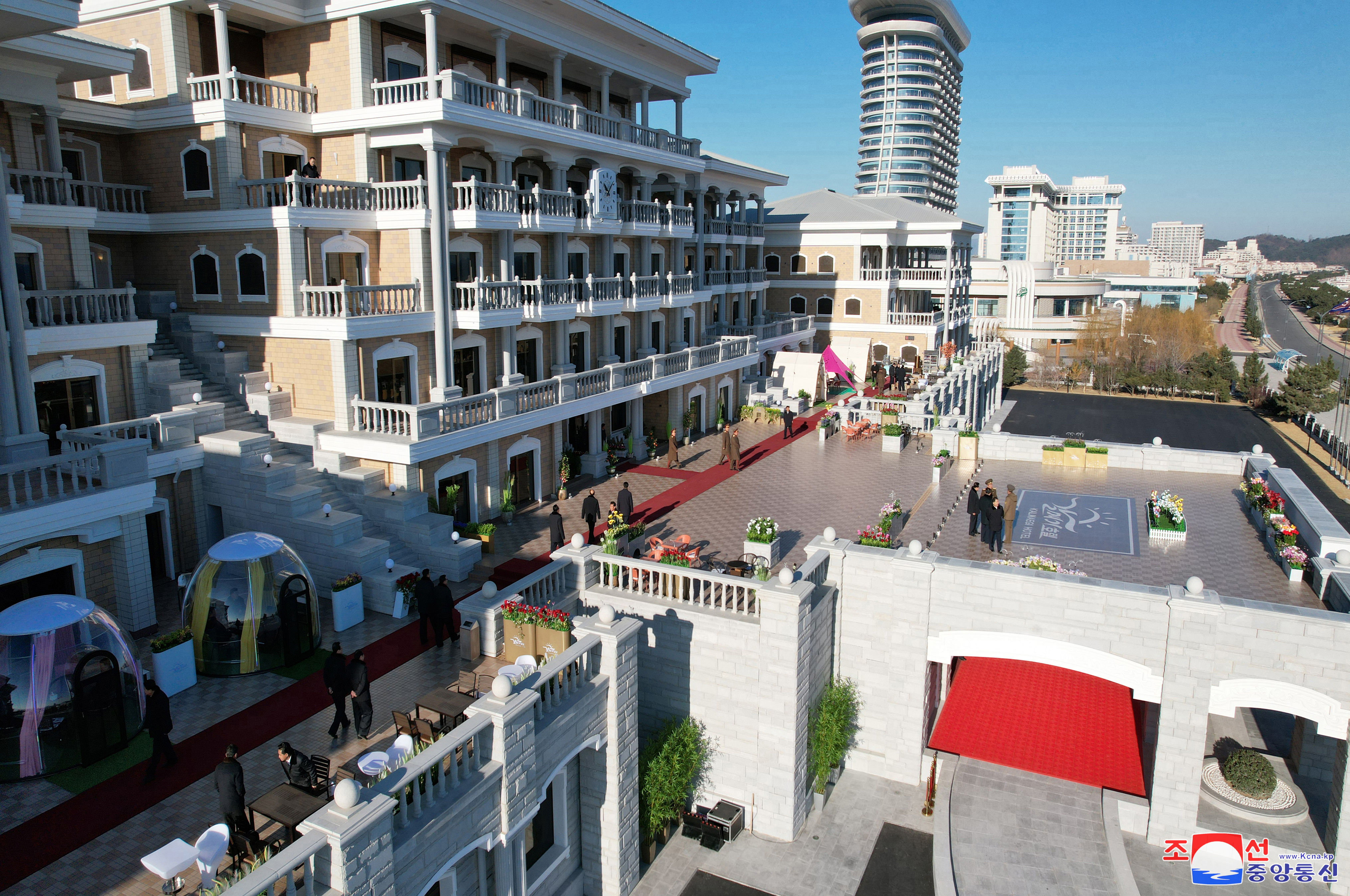 ▲▼北韓最高領導人金正恩計畫將元山葛麻半島打造成豪華觀光渡假村。（圖／達志影像）