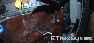 機車擦撞廂型車!騎士「飛進車內」動彈不得 警消到場一度找無人