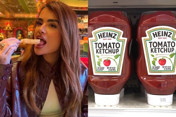 ▲英國32歲女子伍德曼（Leigh Woodman）自幼便極度恐懼番茄醬。（組圖／翻攝自TikTok、達志影像／美聯社）