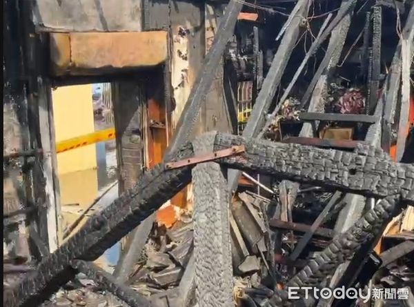 ▲彰化溪湖鎮民宅廚房煮食不慎引發火警。（圖／民眾提供）