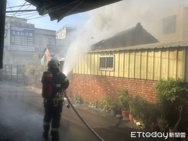 ▲彰化溪湖鎮民宅廚房煮食不慎引發火警。（圖／民眾提供）