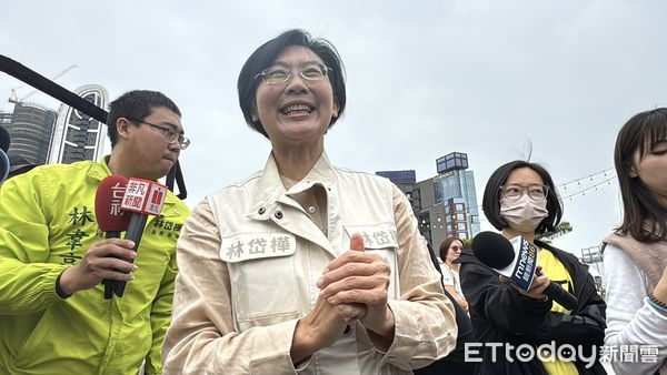 ▲民進黨立委林岱樺交保候首現身。（圖／記者吳世龍攝）