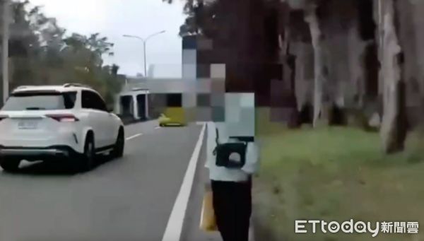 ▲▼婦人想從新北中和兒子家走回雲林，在北市中山區被警方查獲。（圖／記者邱中岳翻攝）