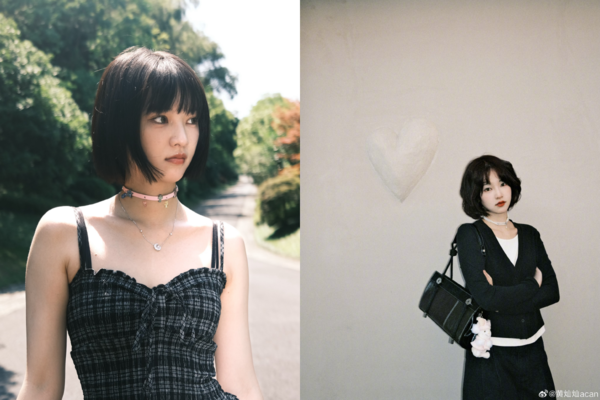 外送用▲▼校花女星昔遭製片人趕走　《演員》重演1句話網驚：眼前是當事人？（圖／翻攝自微博／黃燦燦acan）