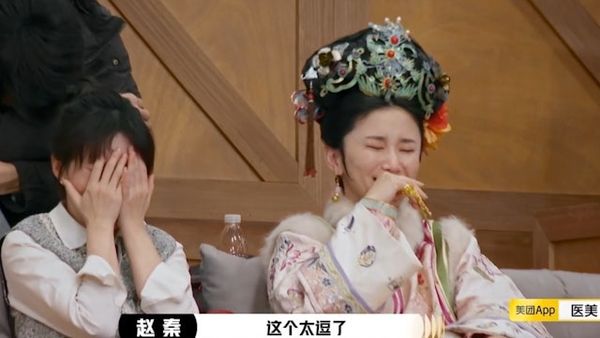 ▲楊子演技讓吳鎮宇表情痛苦。（圖／翻攝《演員請就位3》）