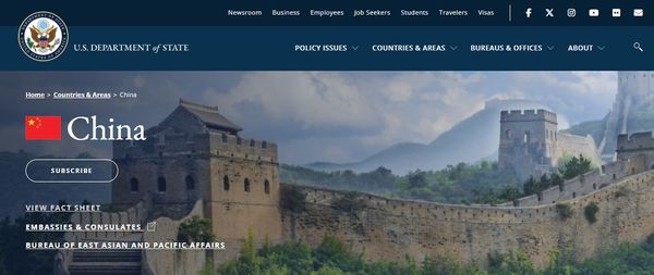 ▲▼美國務院網站「對中稱呼」變了！　還批操縱顛覆國際組織。（圖／翻攝美國國務院）