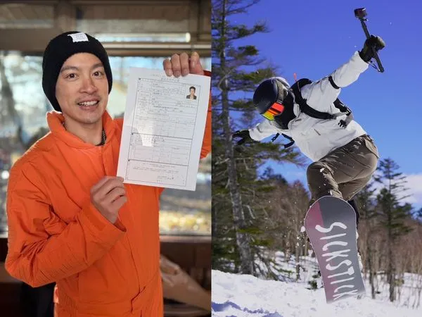 ▲▼ 許孟哲考取滑雪教練證 。（圖／晴空鳥提供）