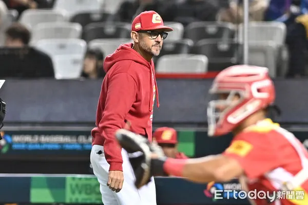 ▲▼2026年第6屆WBC世界棒球經典賽資格賽WBCQ，西班牙隊總教練普拉達。（圖／記者李毓康攝）
