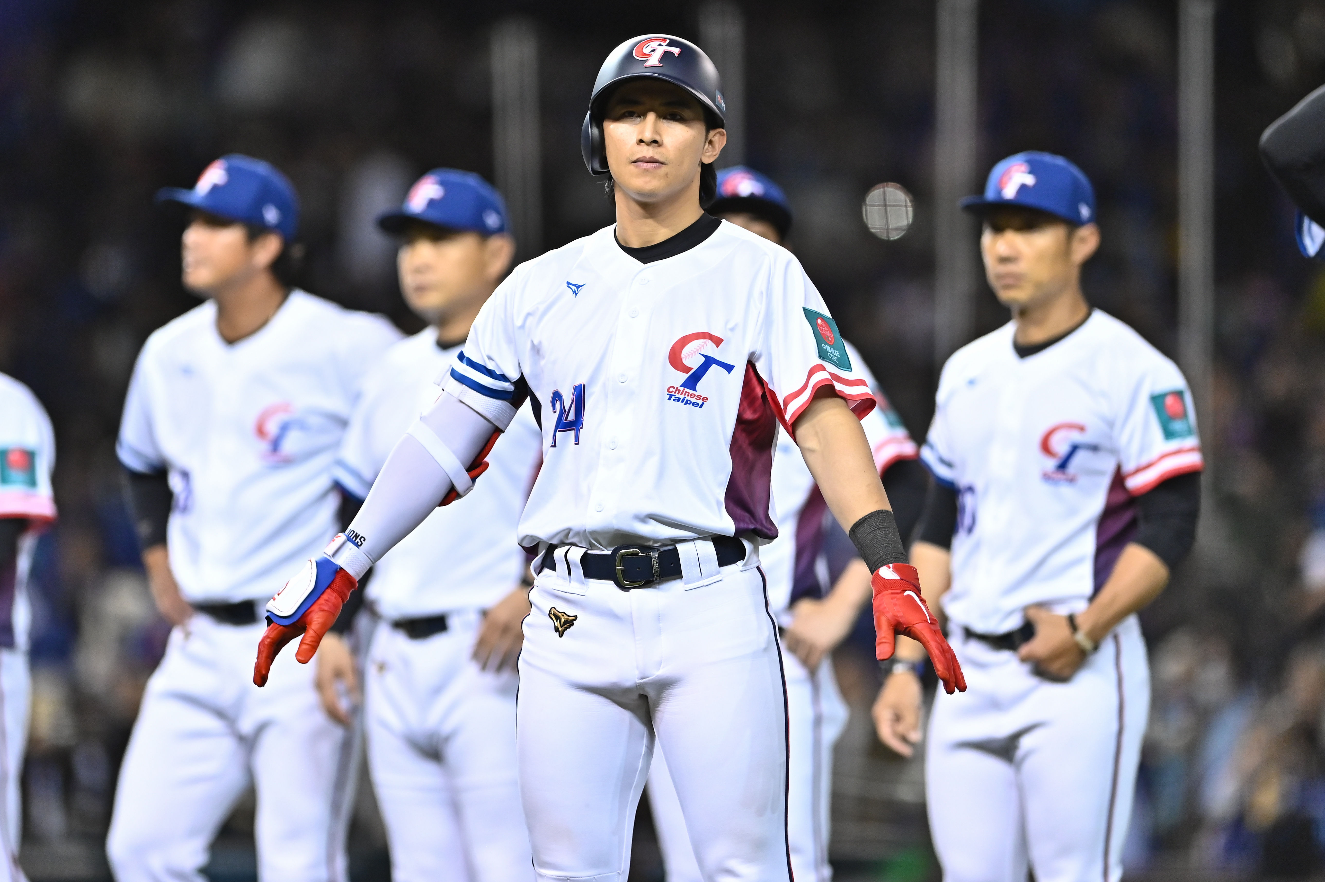 ▲▼2026年第6屆WBC世界棒球經典賽資格賽WBCQ，中華隊落入分組第三，隊長陳傑憲賽後面色凝重。（圖／記者李毓康攝）