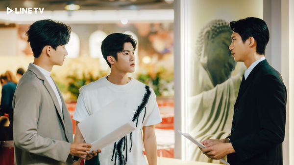▲《獨佔接班人》毛祁生、張家陞關係逐漸曖。（圖／LINE TV提供）
