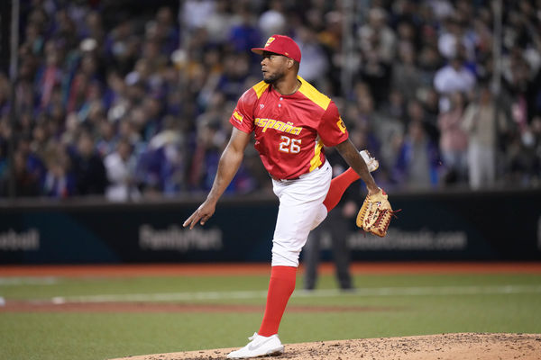 ▲2025年世界棒球經典賽資格賽西班牙投手拉索。（圖／中華棒協提供）