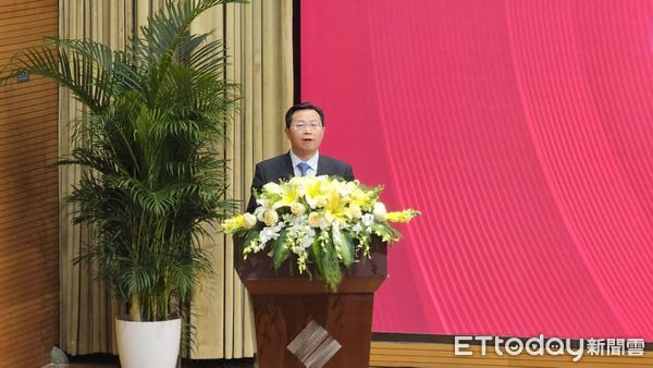 ▲▼ 大陸國台辦副主任潘賢掌            。（圖／記者任以芳攝）