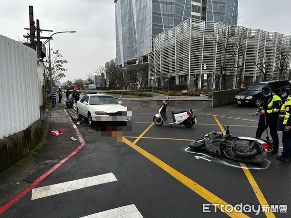 ▲北市內湖嚴重車禍。（圖／記者黃彥傑翻攝）