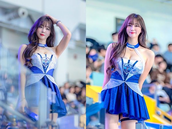 ▲▼挺中華隊！安芝儇特地飛來台灣加油：希望你們不要放棄。（圖／翻攝wlgus2qh）